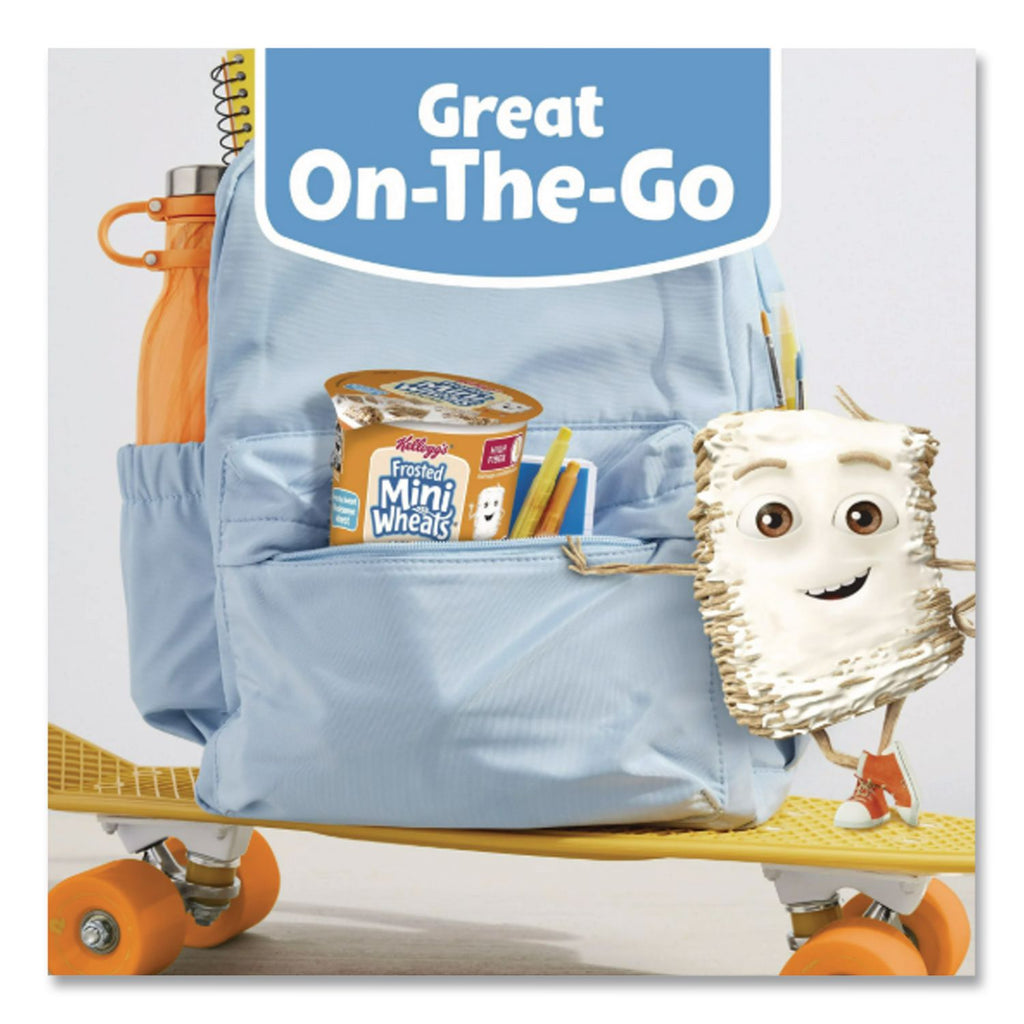 Breakfast Cereal, Frosted Mini Wheats, Single-Serve, 6/Box