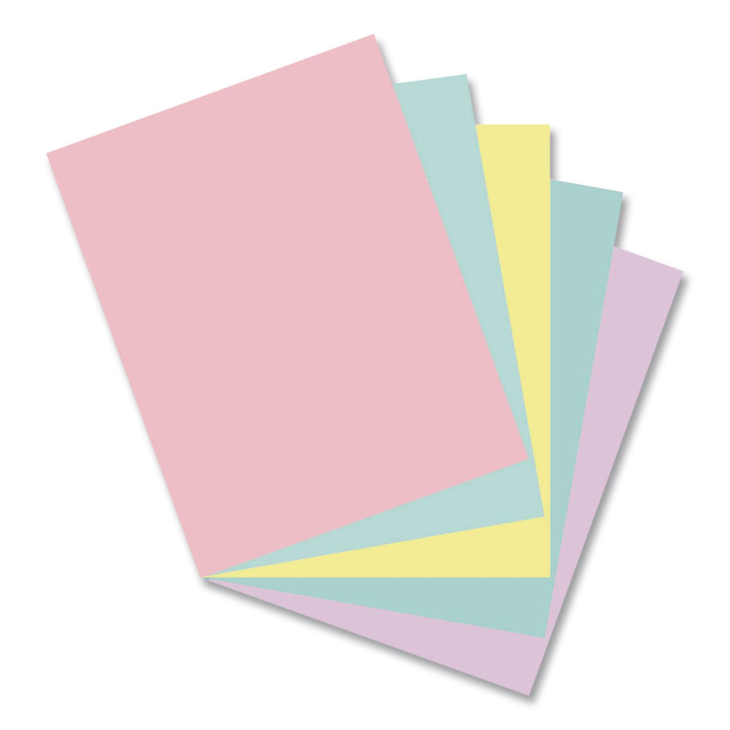 Array Card Stock, 65 lb Cover Weight, 8.5 x 11, Assorted, 250/Pack