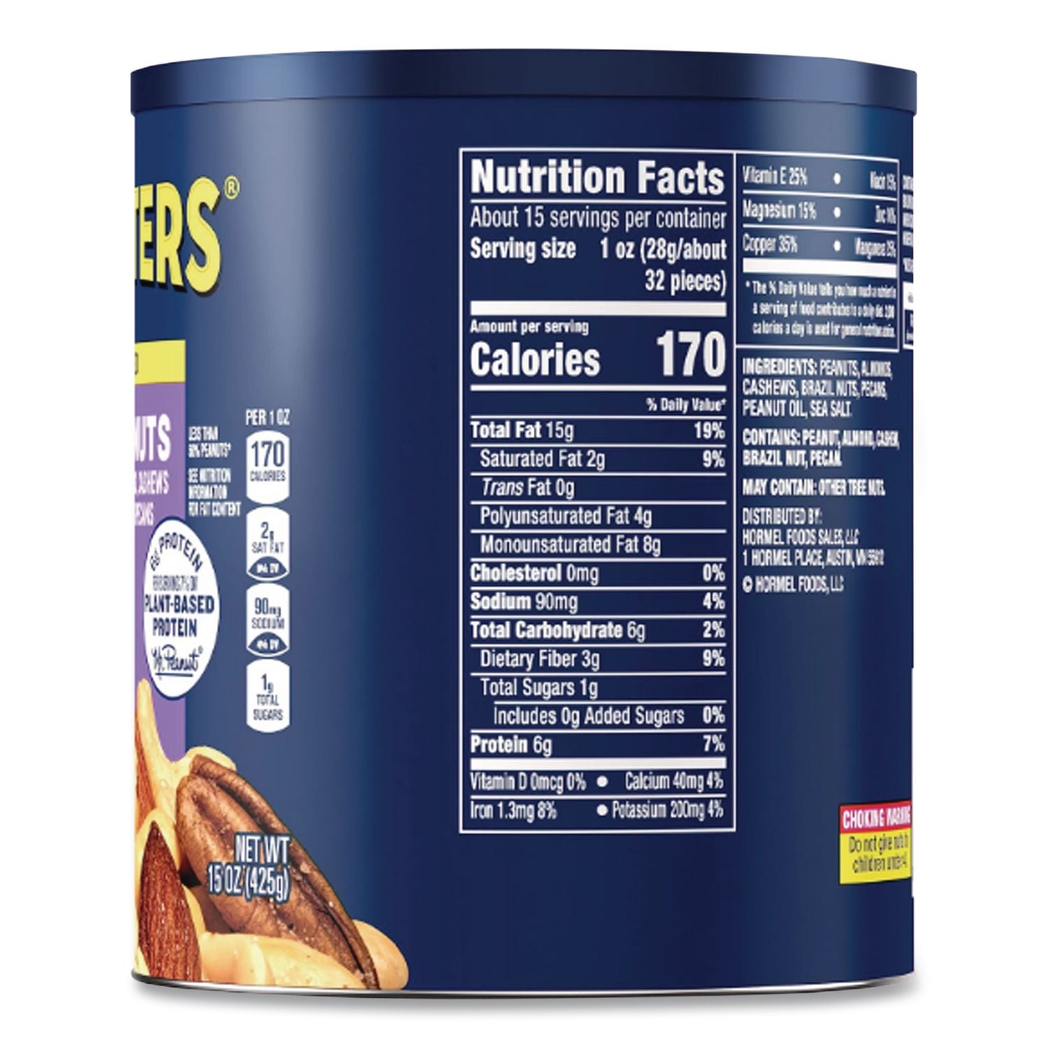 Mixed Nuts, 15 oz Can