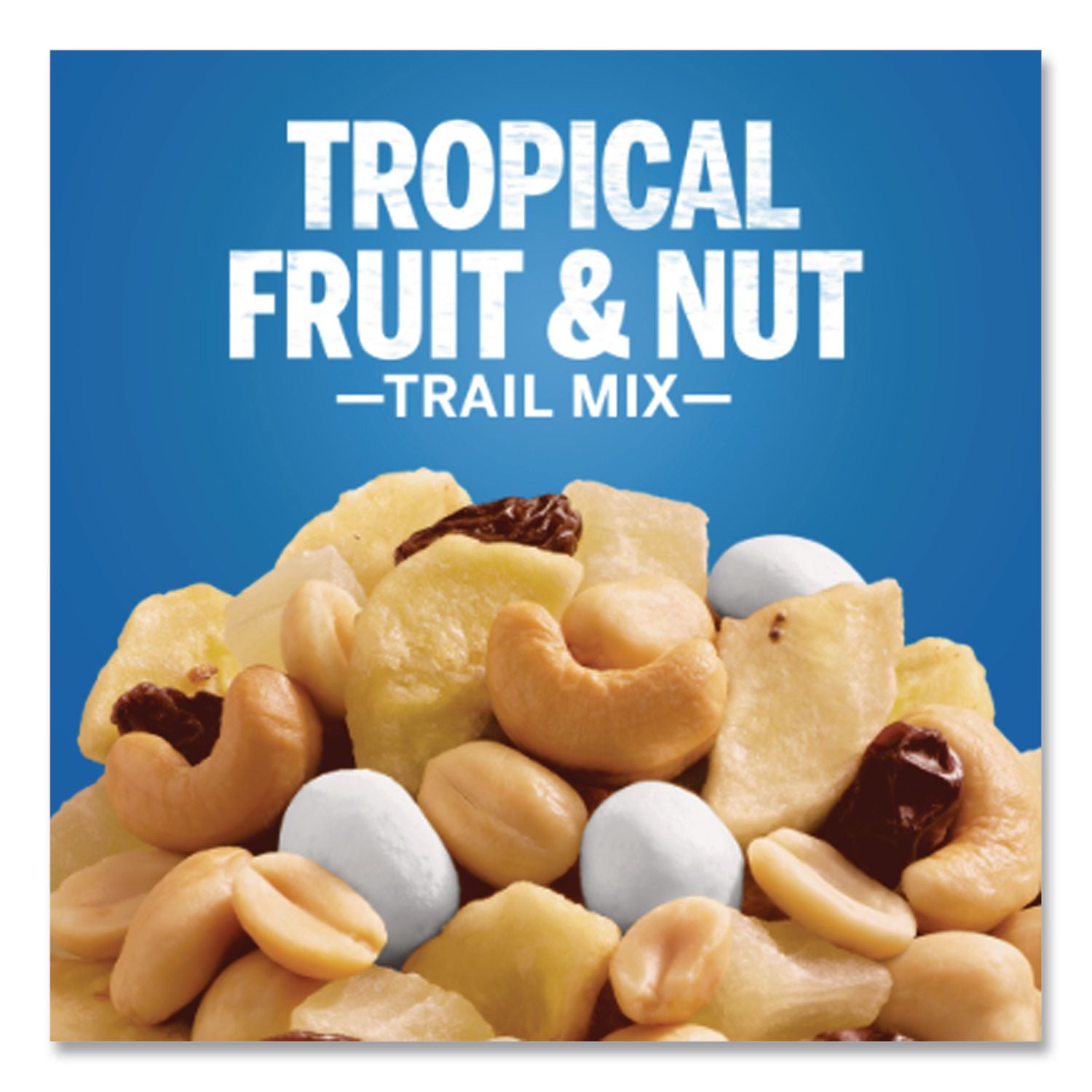 Trail Mix, Tropical Fruit and Nut, 2 oz Bag, 72/Carton