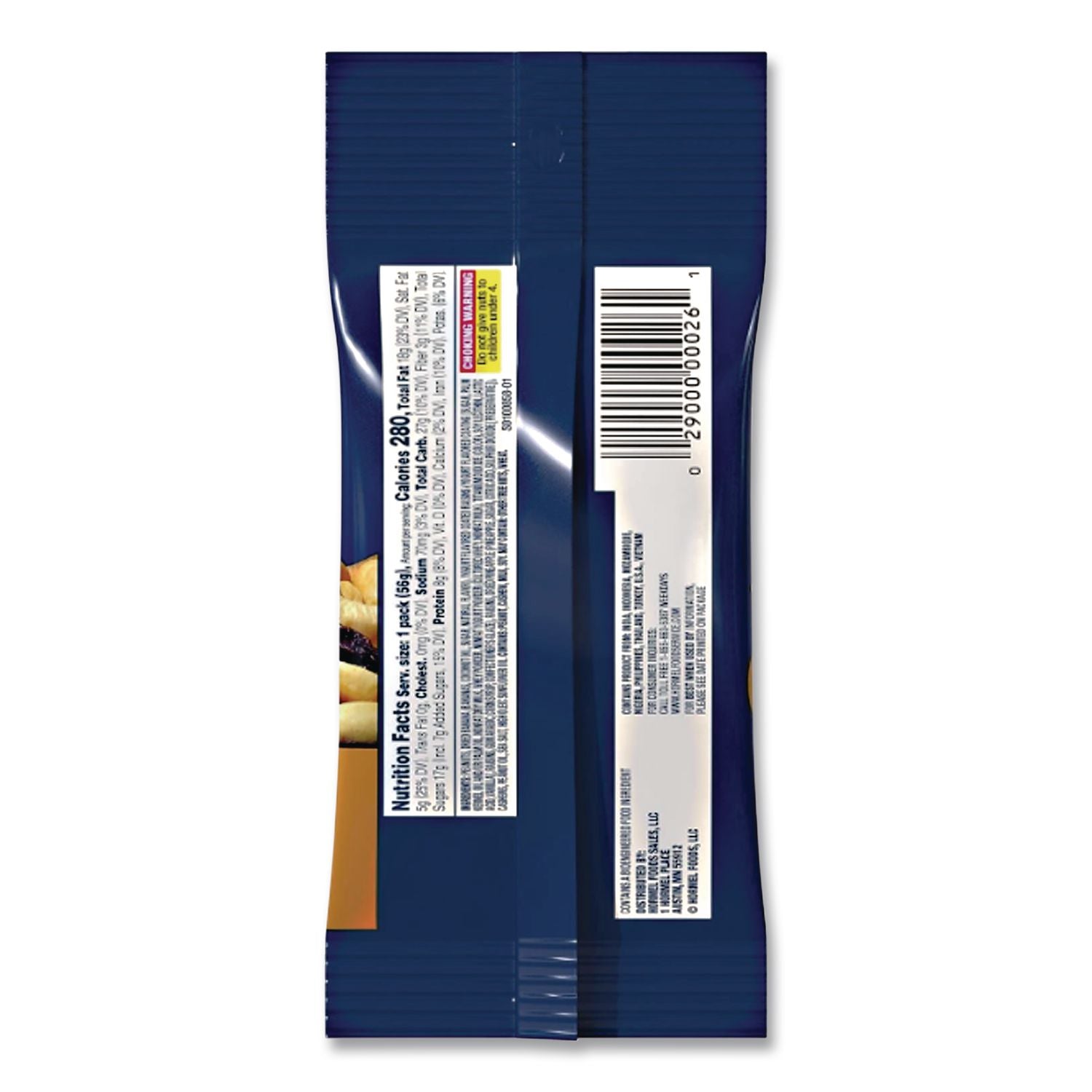 Trail Mix, Tropical Fruit and Nut, 2 oz Bag, 72/Carton