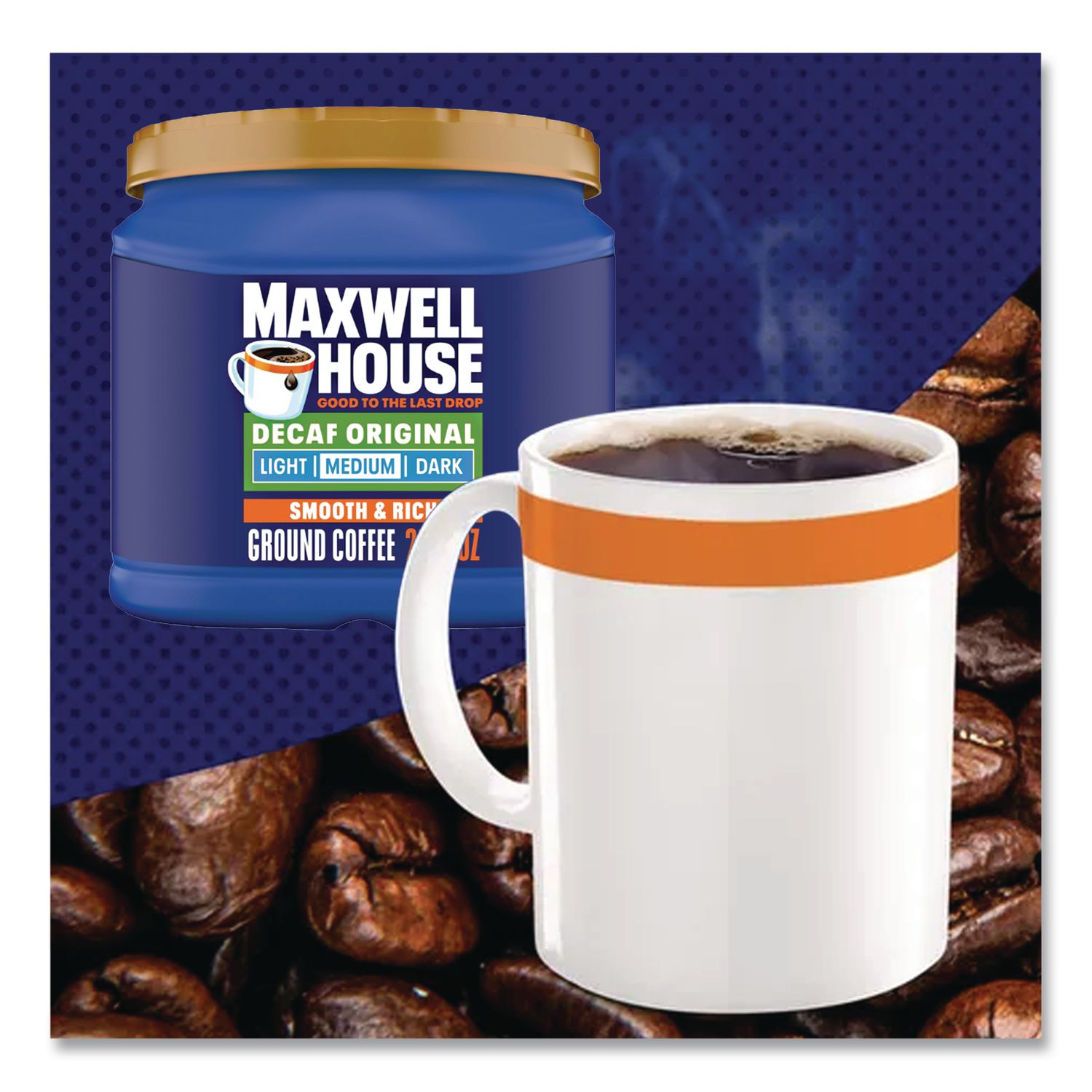 Coffee, Decaffeinated Ground Coffee, 29.3 oz Can
