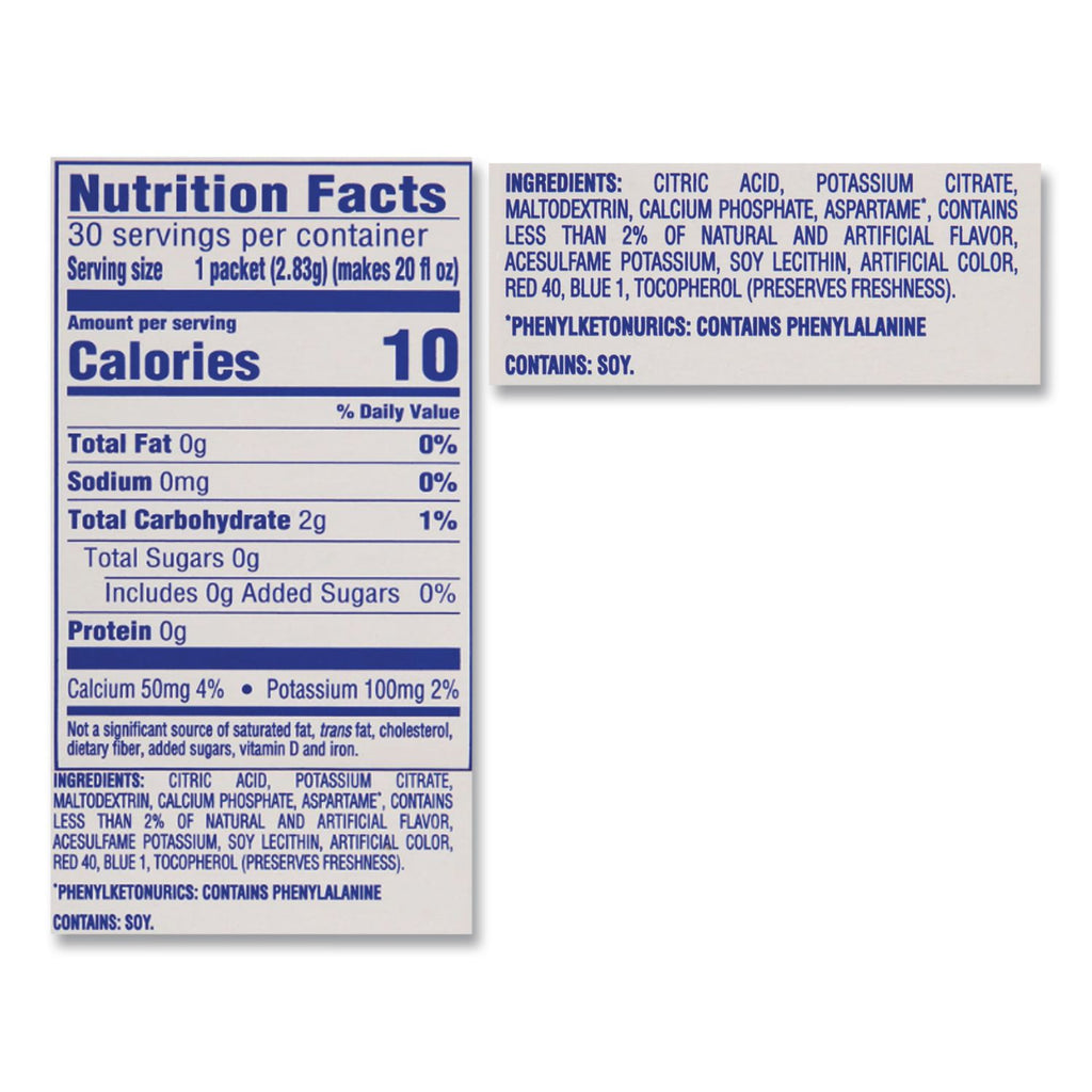 On the Go, Raspberry Lemonade, 0.16 oz Packets, 30/Box
