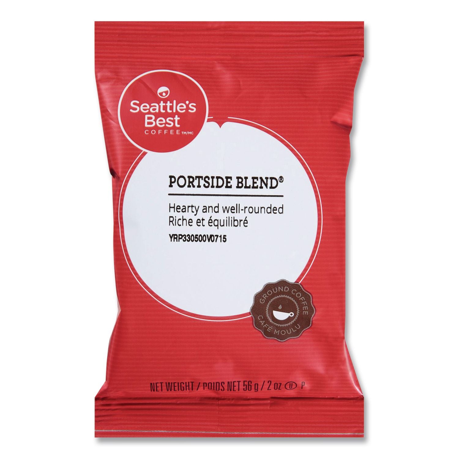 Premeasured Coffee Packs, Portside Blend, 2.1 oz Packet, 72/Carton