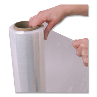 Heavy Pallet Film Wrap, 55-Gauge, 18" x 1,500 ft, 4 Rolls/Carton