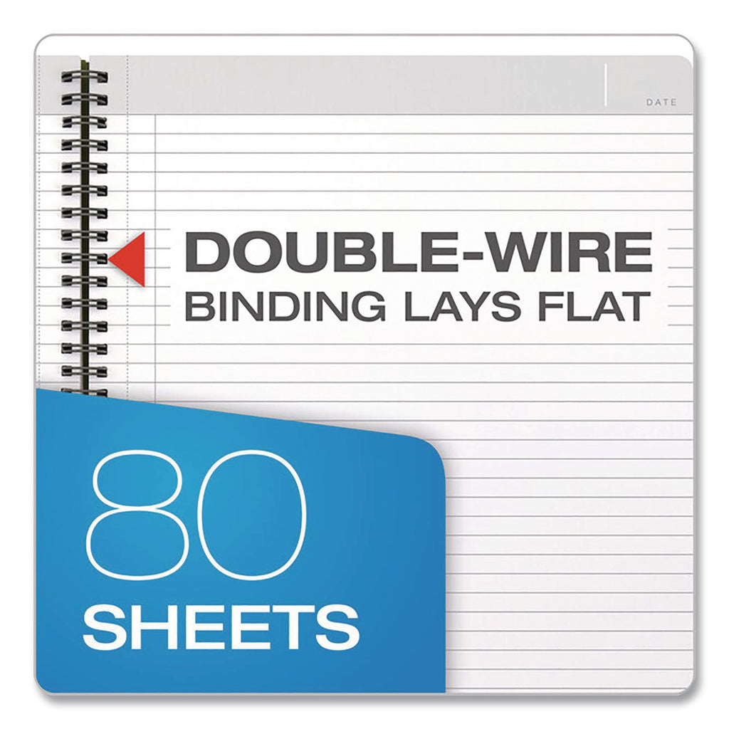 Idea Collective Professional Notebook, 1-Subject, Medium/College Rule, Gray Cover, (80) 8 x 4.87 Sheets