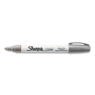 Permanent Paint Marker, Fine Point, Silver, Sold as 1 Each