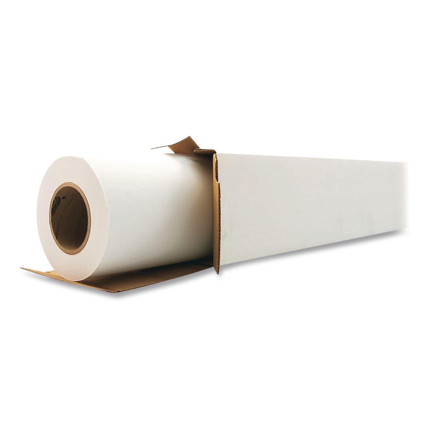 Wide Format Professional Coated Bond, 3" Core, 24 lb Bond Weight, 24" x 150 ft, Matte White