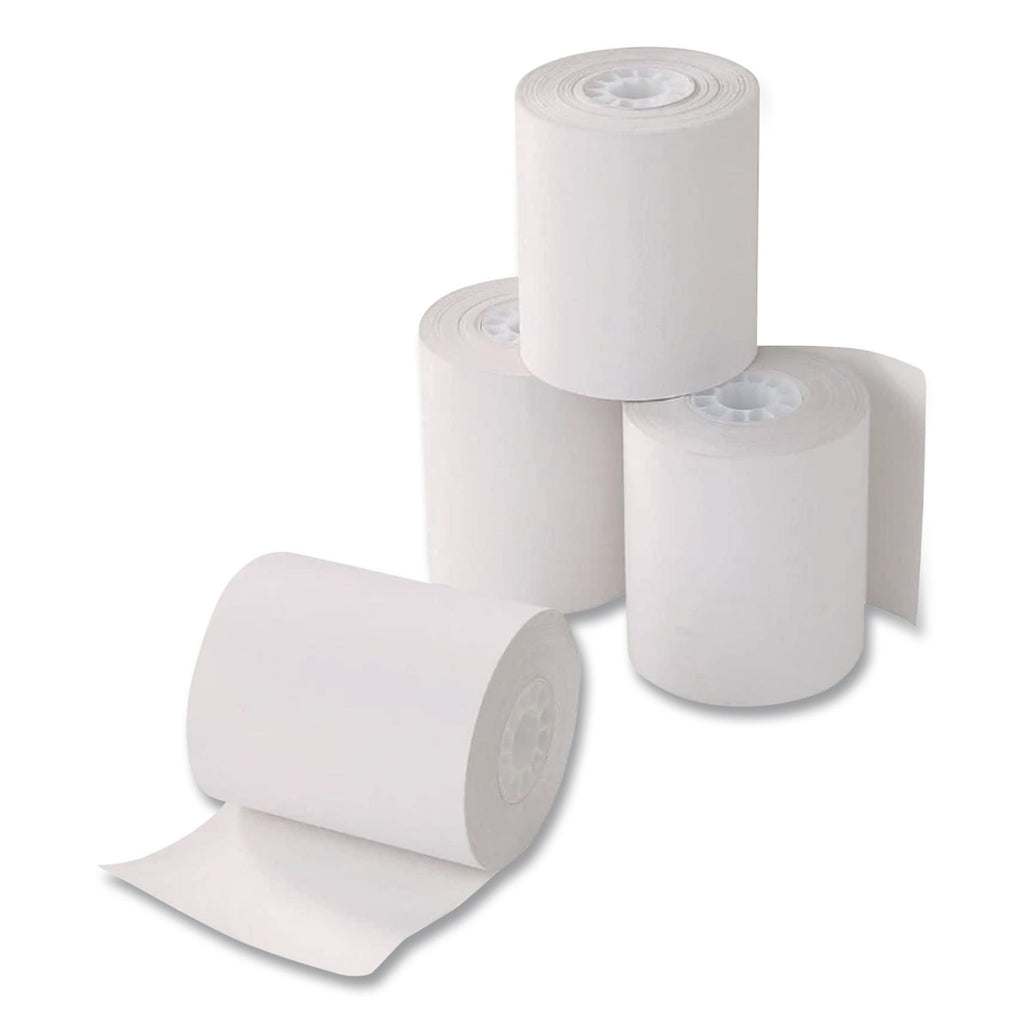 Armor Antimicrobial Receipt Roll Paper, 3" x 130 ft, White, 50/Carton