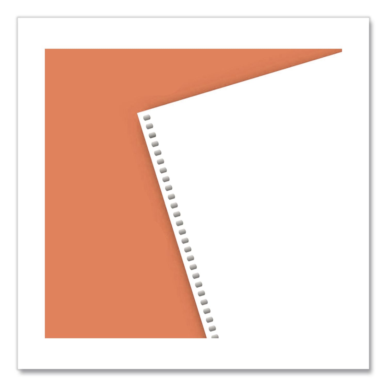 Perforated and Punched Laser Cut Sheets, 44-Hole Side Punched, 20 lb Bond Weight, 8.5 x 11, White, 500/Ream