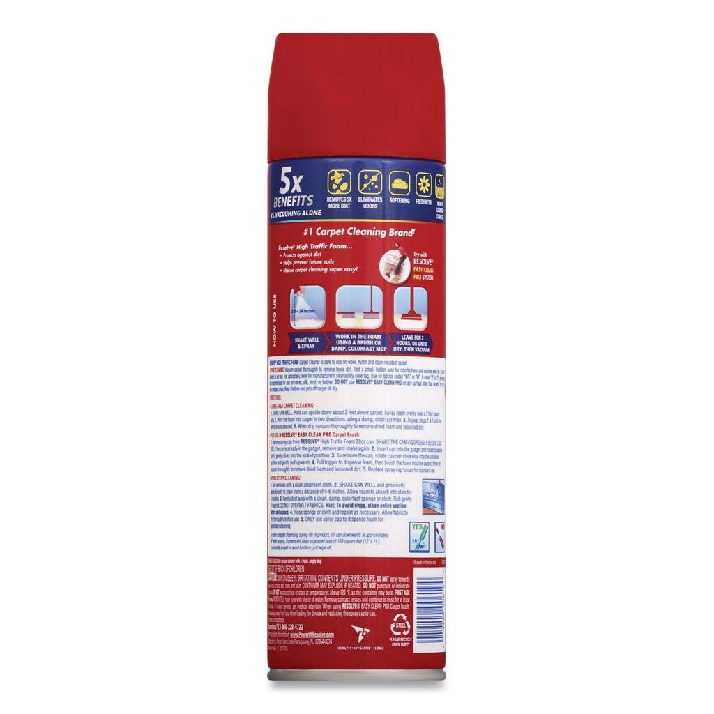 Foam Carpet Cleaner, Foam, 22 oz Aerosol Spray