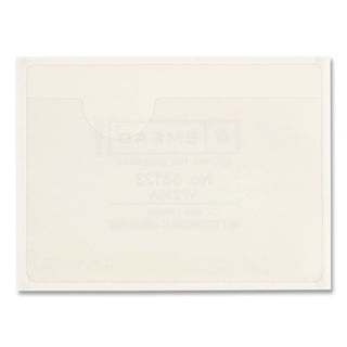 Self-Adhesive Poly Pockets, Top Load, 4.06 x 3, Clear, 100/Box
