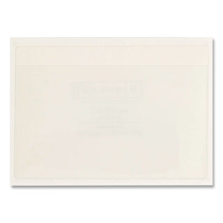 Self-Adhesive Poly Pockets, Top Load, 5.31 x 33.63, Clear, 100/Box