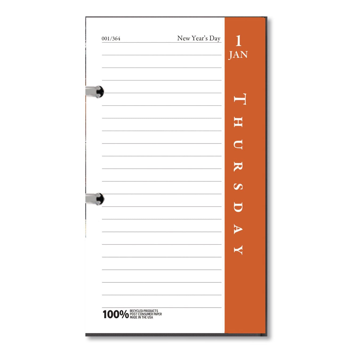 Earthscapes Desk Calendar Refill, Nature Photography, 3.5 x 6, White/Multicolor Sheets, 12-Month (Jan to Dec): 2024