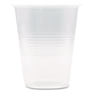 Translucent Plastic Cold Cups, 12 oz, Polypropylene, 50/Pack