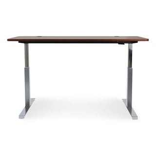 AdaptivErgo Sit-Stand Pneumatic Height-Adjustable Table Base, 59.06" x 28.35" x 26.18" to 39.57", Gray