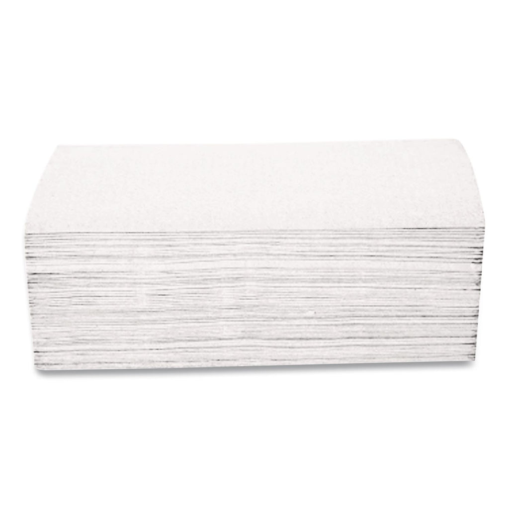 Recycled Multifold Paper Towels, 1-Ply, 9.5 x 9.5, White, 250/Pack, 16 Packs/Carton