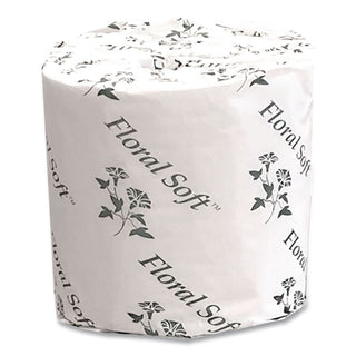 2-Ply Standard Bathroom Tissue, Septic Safe, White, 400 Sheets/Roll, 48 Rolls/Carton