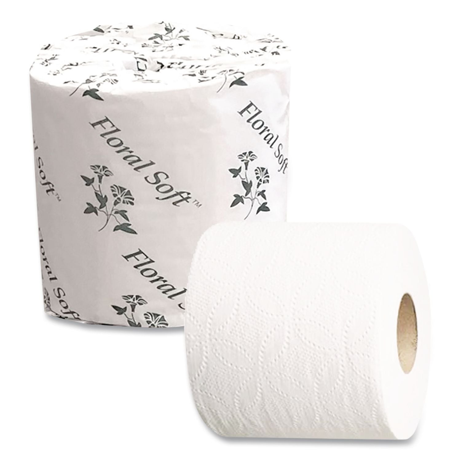 2-Ply Standard Bathroom Tissue, Septic Safe, White, 400 Sheets/Roll, 48 Rolls/Carton