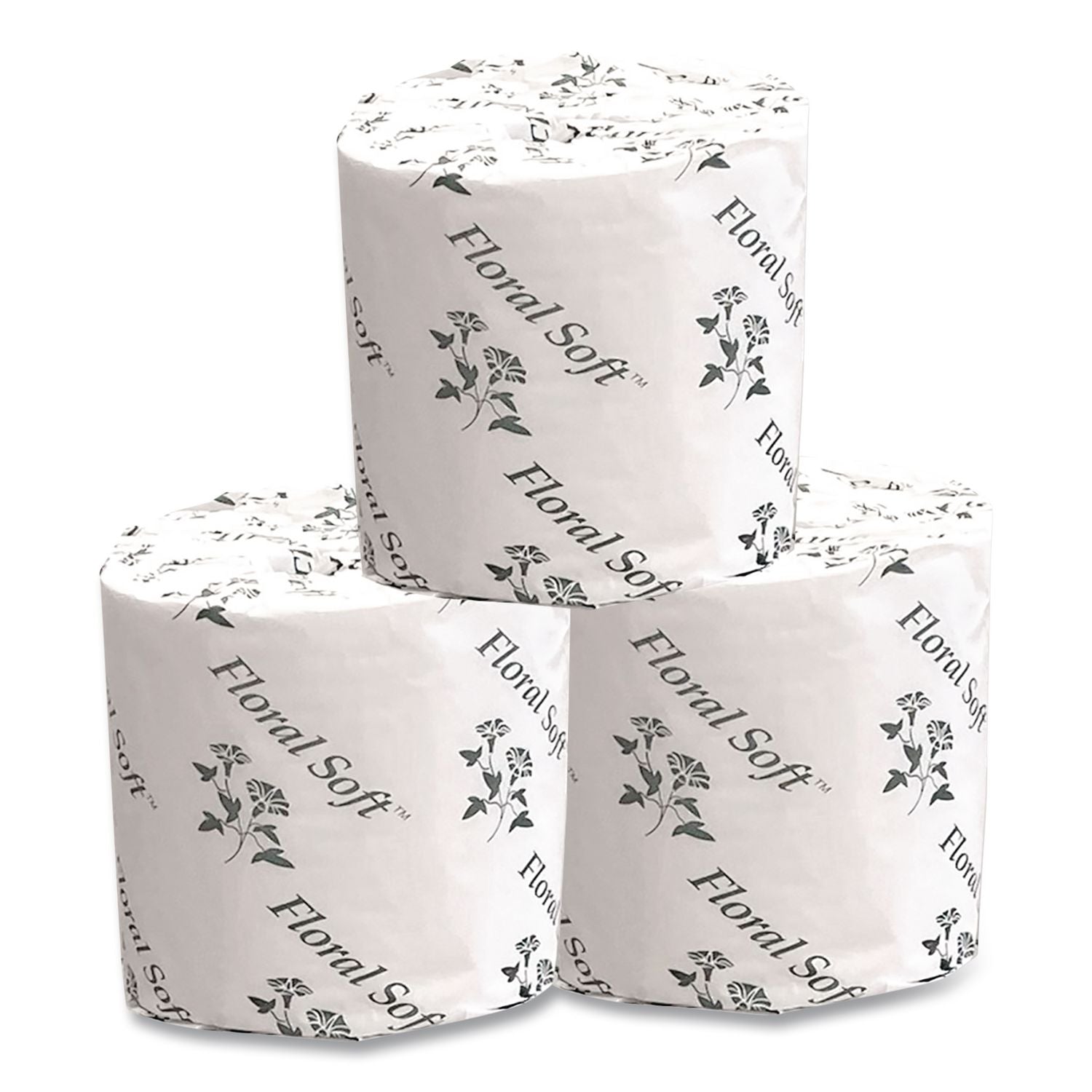 2-Ply Standard Bathroom Tissue, Septic Safe, White, 400 Sheets/Roll, 48 Rolls/Carton
