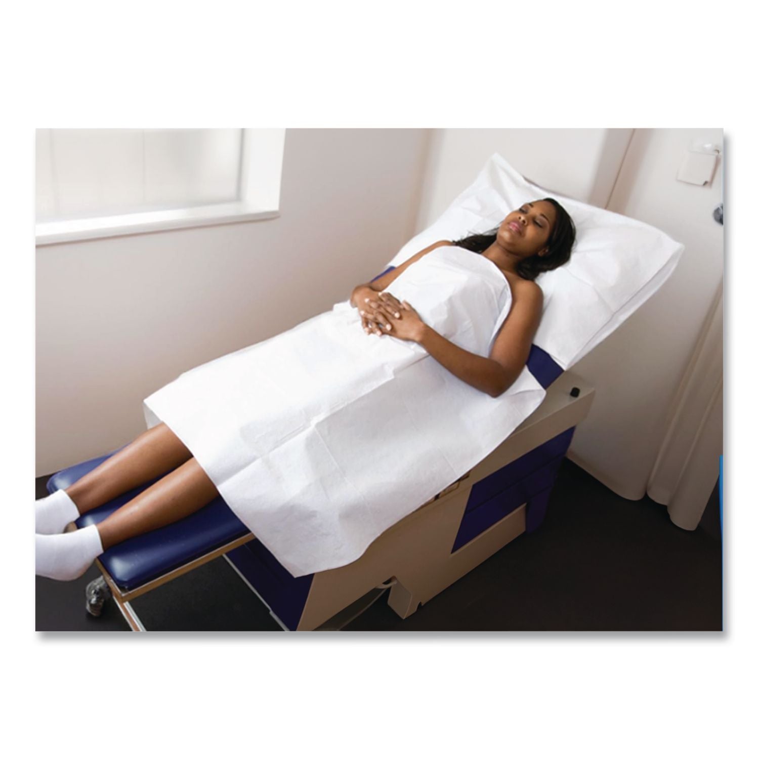 Disposable Tissue Drape Sheets, 40 x 48, White, 100/Carton