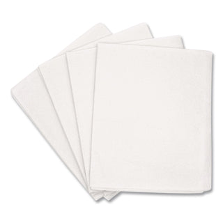 Disposable Tissue Drape Sheets, 40 x 48, White, 100/Carton