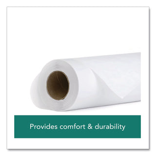 Choice Exam Table Paper Roll, Crepe Texture, 21" x 125 ft, White, 12/Carton