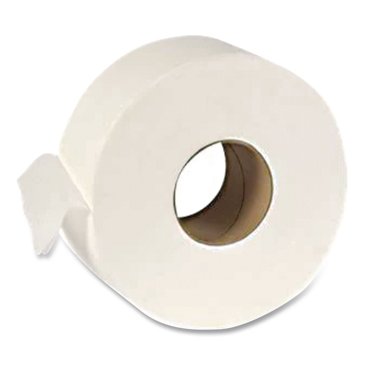 Recycled 2-Ply Jumbo Toilet Paper, Septic Safe, White, 3.55" x 1,000 ft, 12 Rolls/Carton