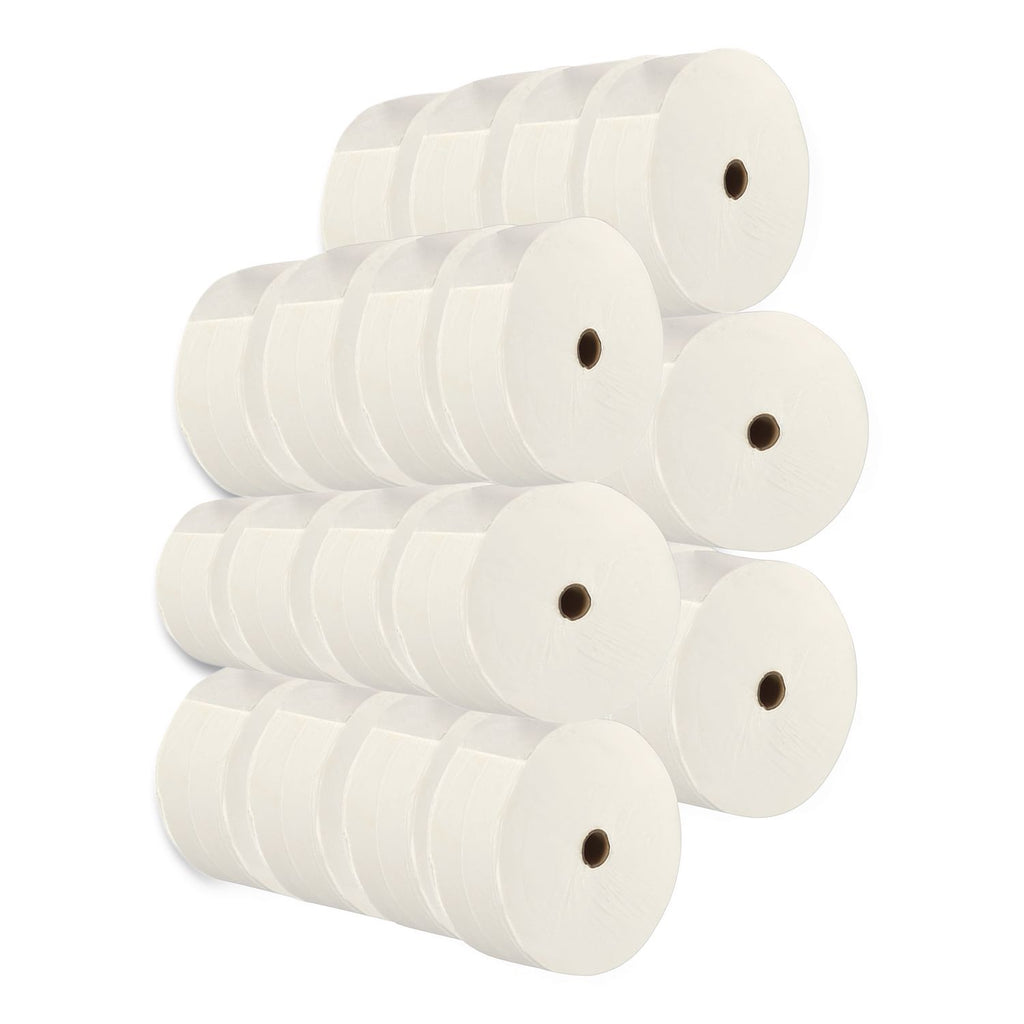 Recycled 2-Ply Small Core Toilet Paper, Septic Safe, White, 1,500 Sheets/Roll, 24 Rolls/Carton