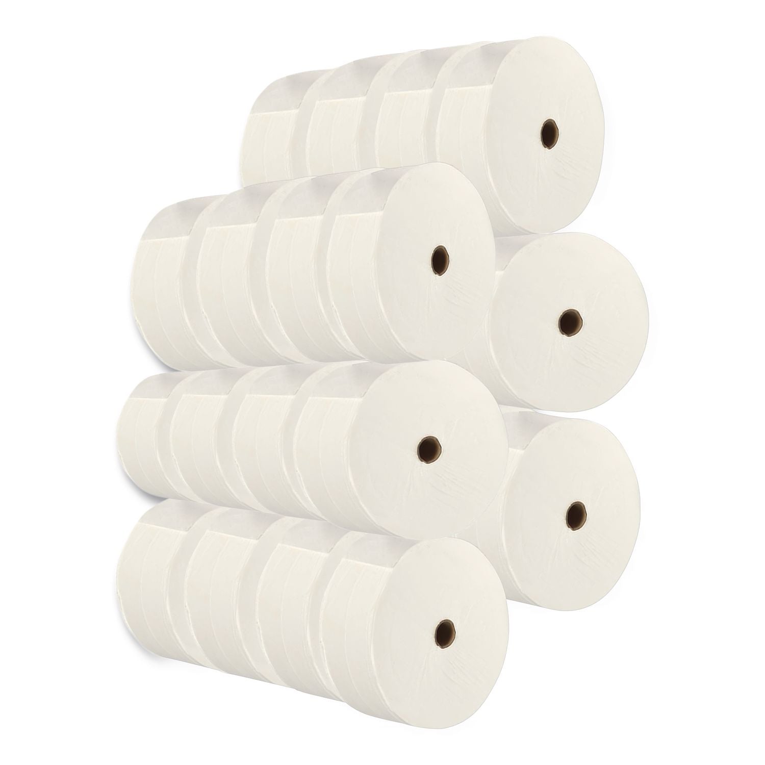 Recycled 2-Ply Small Core Toilet Paper, Septic Safe, White, 1,500 Sheets/Roll, 24 Rolls/Carton