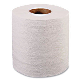 Recycled 2-Ply Standard Toilet Paper, Septic Safe, White, 4.25" Wide, 500 Sheets/Roll, 80 Rolls/Carton