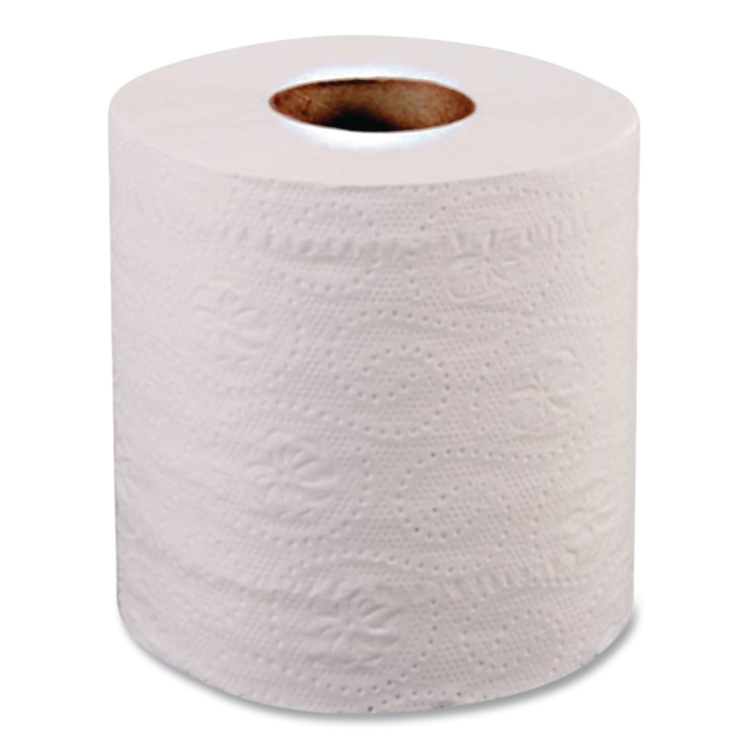 Recycled 2-Ply Standard Toilet Paper, Septic Safe, White, 4.25" Wide, 500 Sheets/Roll, 80 Rolls/Carton