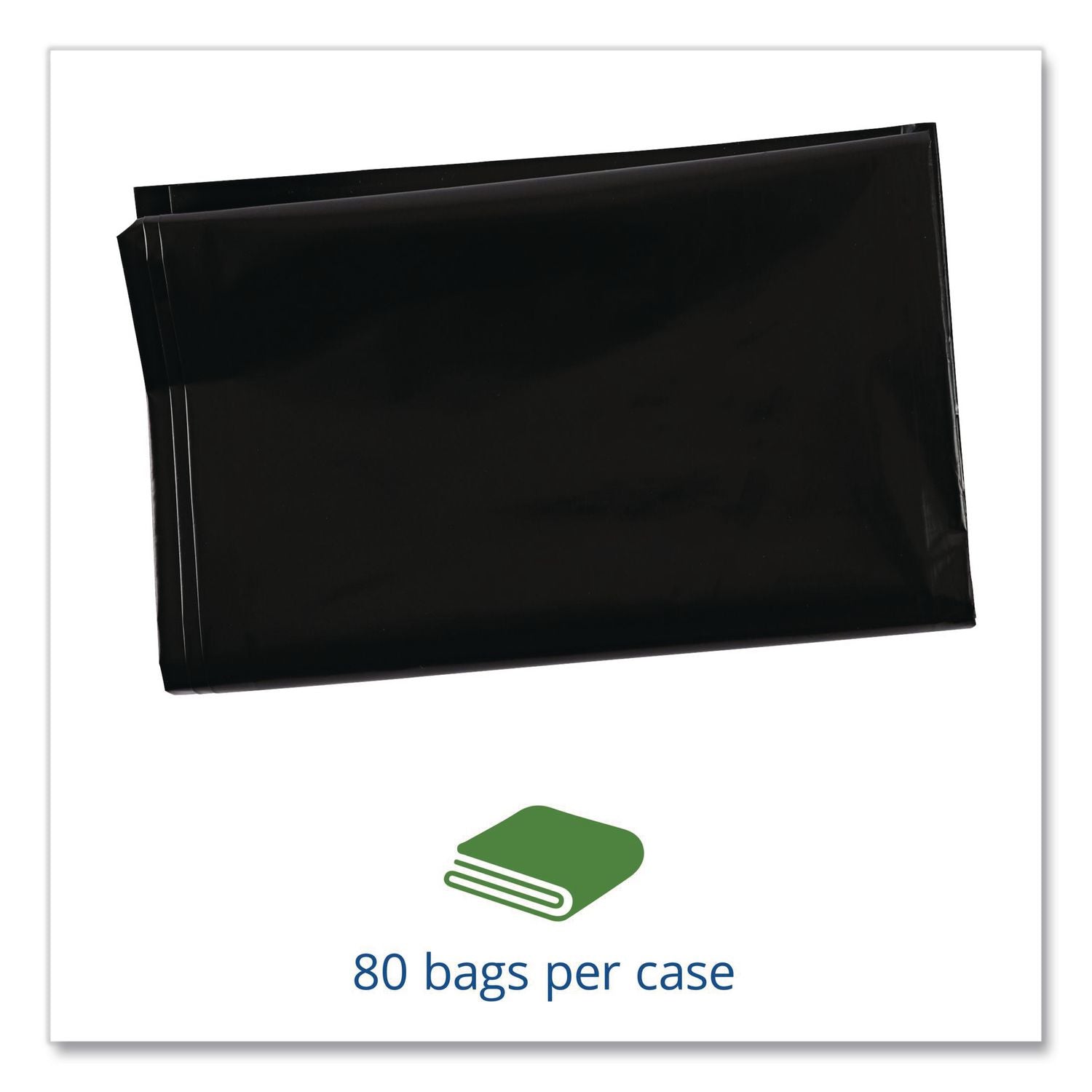 Insect-Repellent Trash Bags, 35 gal, 2 mil, 33" x 45", Black, 80/Box