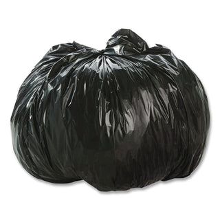 Total Recycled Content Plastic Trash Bags, 10 gal, 1 mil, 24" x 24", Brown/Black, 250/Carton