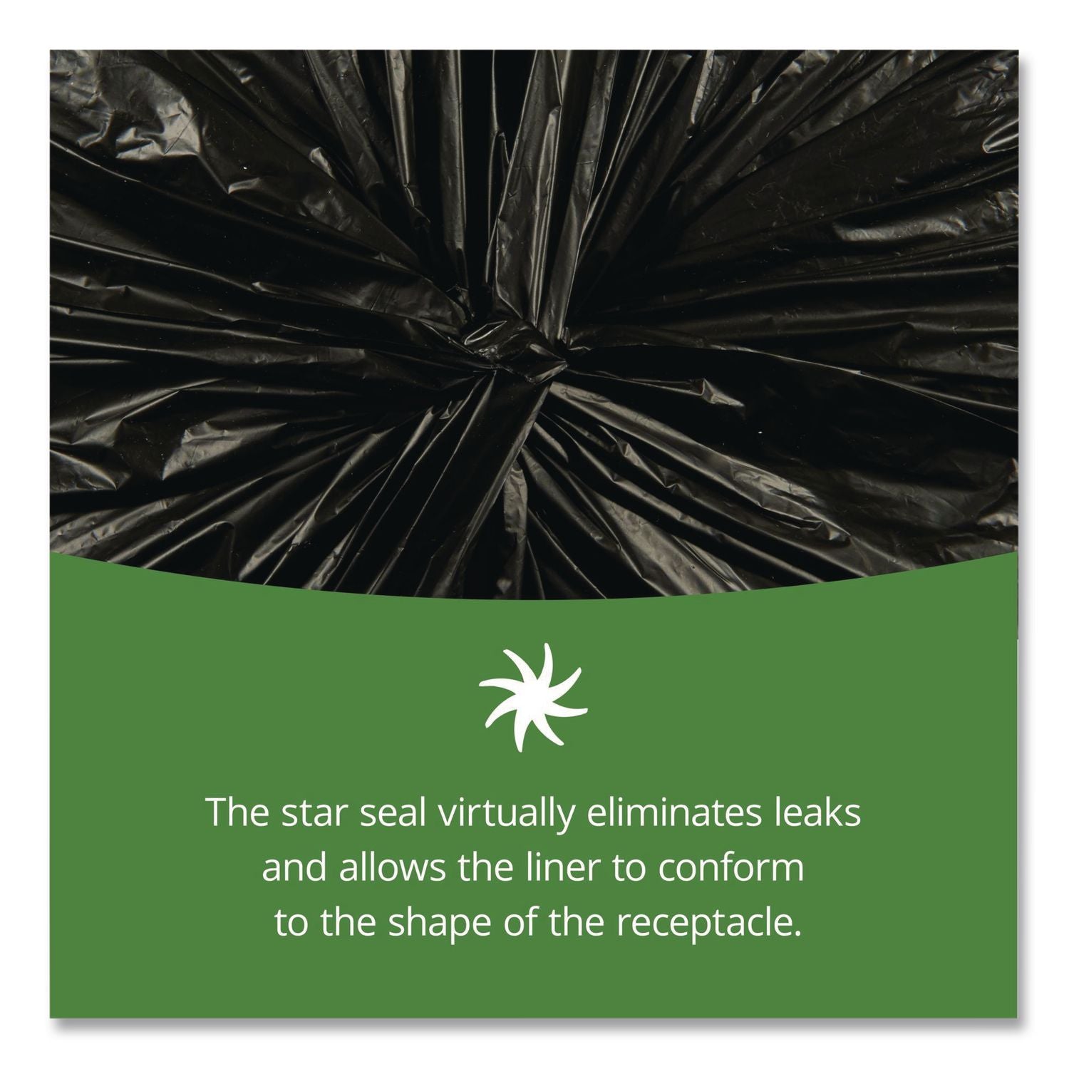 Insect-Repellent Trash Bags, 35 gal, 2 mil, 33" x 45", Black, 80/Box