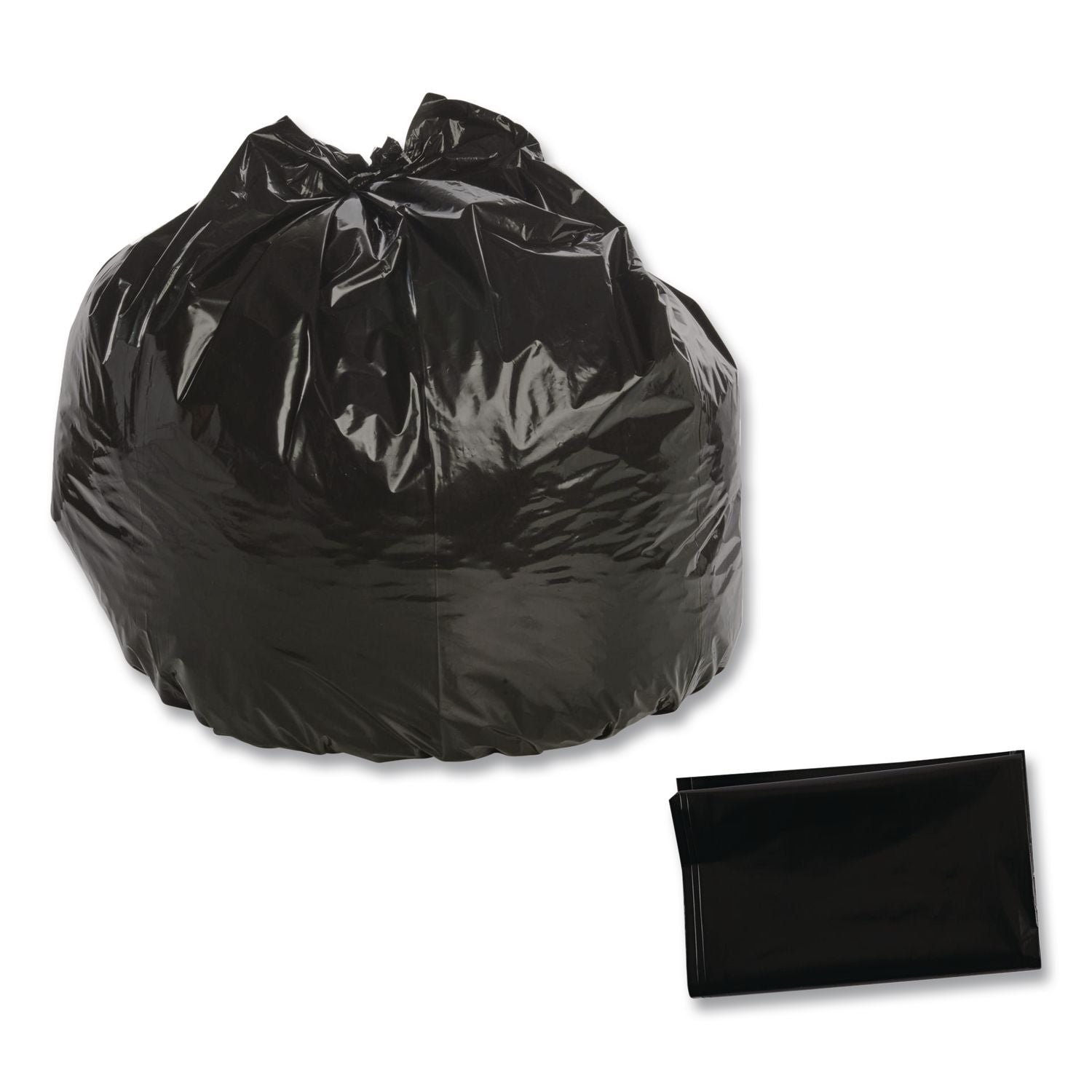 Insect-Repellent Trash Bags, 55 gal, 2 mil, 37" x 52", Black, 65/Box