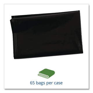 Insect-Repellent Trash Bags, 55 gal, 2 mil, 37" x 52", Black, 65/Box