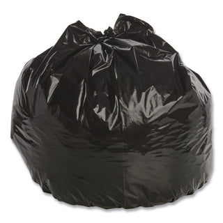 Total Recycled Content Plastic Trash Bags, 33 gal, 1.3 mil, 33" x 40", Brown/Black, 100/Carton