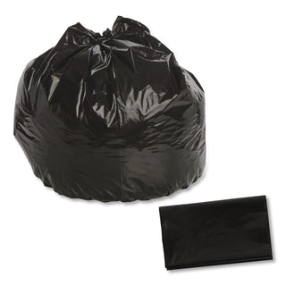 Stout Recycled Content Trash Bags - 33 gal/75 lb Capacity - 33" Width x 40" Length - 1.50 mil (38 Micron) Thickness - Brown - 100/Carton - Office, Industry, Home - Recycled