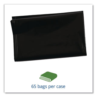 Insect-Repellent Trash Bags, 45 gal, 2 mil, 40" x 45", Black, 65/Box