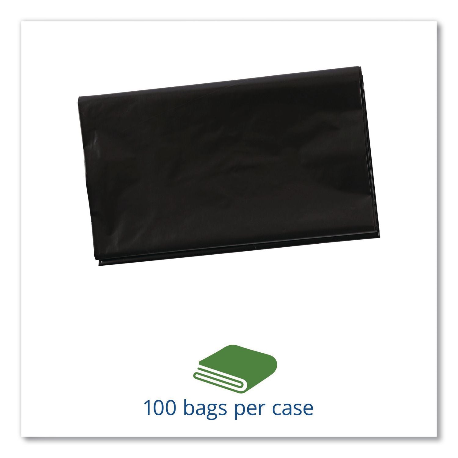 Stout Recycled Content Trash Bags - 33 gal/75 lb Capacity - 33" Width x 40" Length - 1.50 mil (38 Micron) Thickness - Brown - 100/Carton - Office, Industry, Home - Recycled