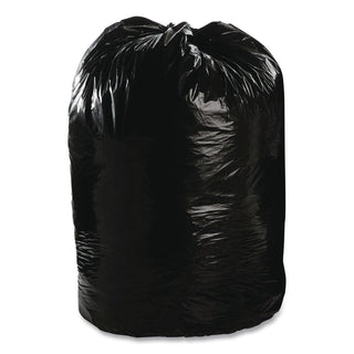 Total Recycled Content Plastic Trash Bags, 60 gal, 1.5 mil, 36" x 58", Brown/Black, 100/Carton