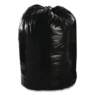 Total Recycled Content Plastic Trash Bags, 60 gal, 1.5 mil, 38" x 60", Brown/Black, 100/Carton