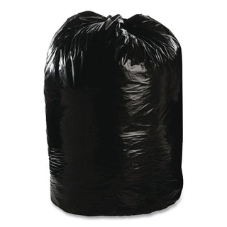Total Recycled Content Plastic Trash Bags, 65 gal, 1.5 mil, 50" x 51", Brown/Black, 100/Carton