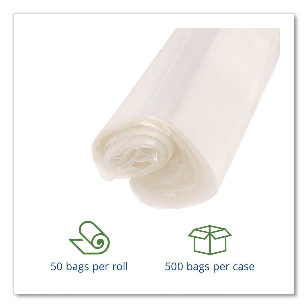 Seal Closure Bags, 2 mil, 12" x 12", Clear, 500/Carton