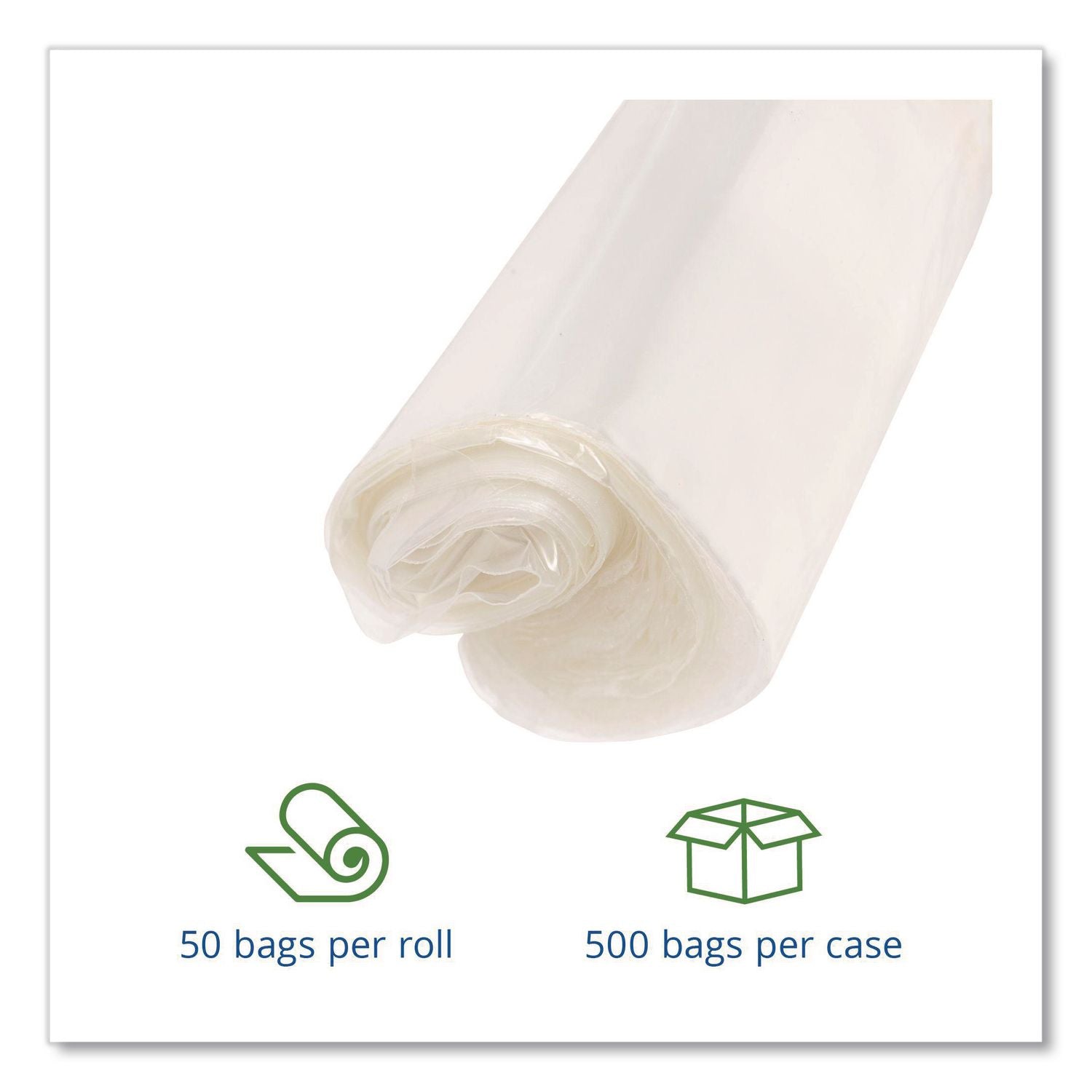 Seal Closure Bags, 2 mil, 12" x 12", Clear, 500/Carton