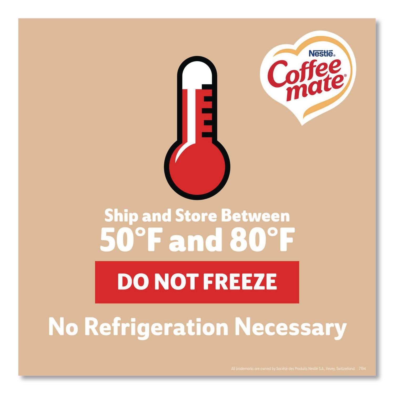 Liquid Coffee Creamer, Original, 0.38 oz Mini Cups, 360/Carton