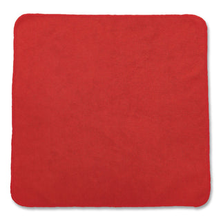 Microfiber Cleaning Cloths, 12 x 12, Red, 24/Pack