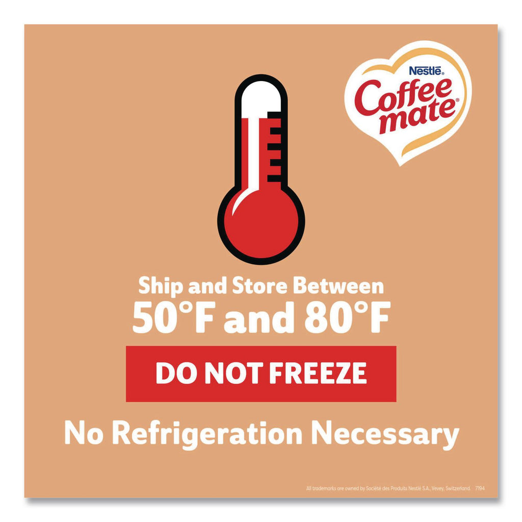 180 Count Bulk Liquid Coffee Creamer, Vanilla Caramel, 0.38 oz, 180/Carton