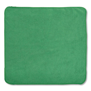 Microfiber Cleaning Cloths, 16 x 16, Green, 24/Pack